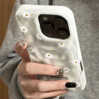 Daisy Flower Candy Color Phone Case For iPhone 15 Pro Max 18 16 17 14 13 Pro Max 13  Plus Soft ShockProof Fashion Luxury Funda