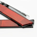 Foldable Car Warning Triangle - 30cm Reflective Emergency Tripod w/Anti-Slip Base & Storage Box, for Roadside Breakdown