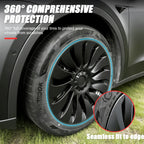 4PCS HubCap Performance  Automobile Replacemen Hub cap Full Rim Cover Accessories for Tesla Model Y 19 Inch Wheel Caps 2018-2024