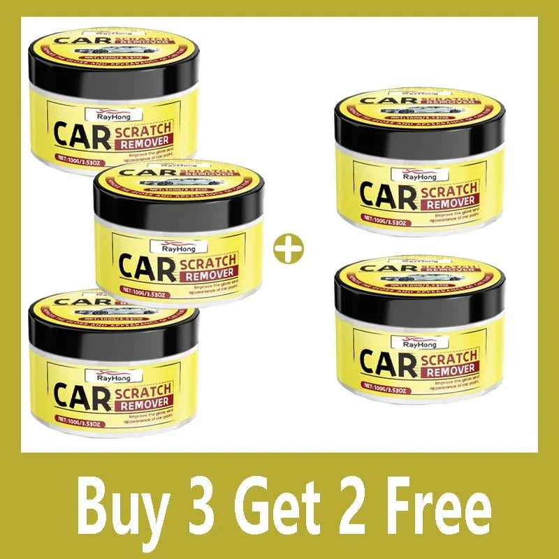 100g NanoTech Scratch Remover Wax - 3Min Repair/Color-Adaptive, No Tools & HydroShield UV Protection CM World