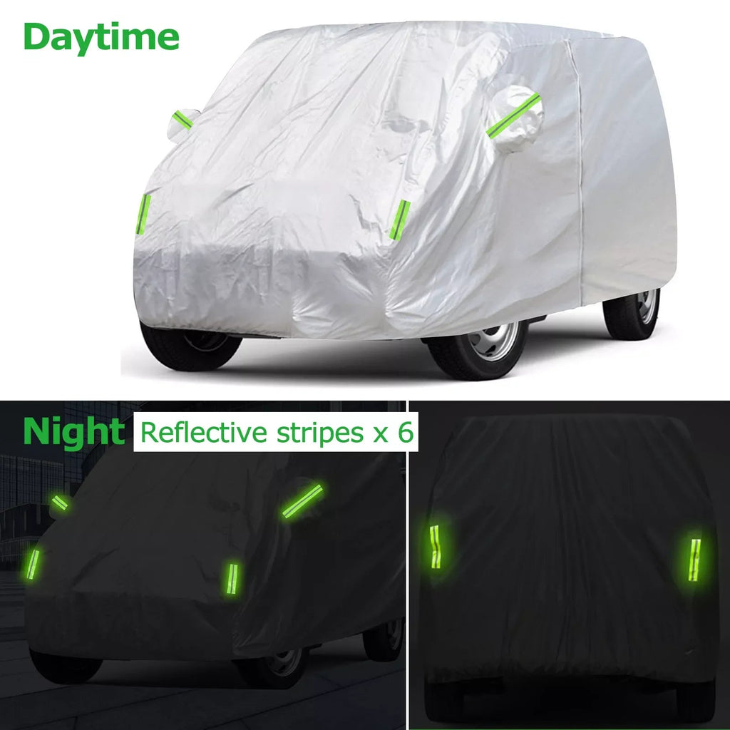 Cover For VW Transporter T3 T4 T5 T6 Full Car Cover Outdoor Waterproof Sun Rain Snow Dust Resistant Protection UV Car Case Cover Car Mobile World