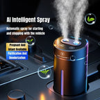 Dual Spray Car Air Humidifier Purifier Aluminium Alloy Essential Oil Diffuser 380ml Air Freshener for Auto Home Accessories CM World