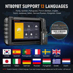 CAN FD DOIP Bidirectional Auto VIN OBD2 Automotive Scanner FOXWELL NT809BT Bluetooth 30 Plus Resets Car Diagnostic Tools Car Mobile World