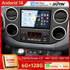 Car Radio 2 Din Stereo For Citroen Berlingo B9 Peugeot Partner 2008-2019 Android Auto Multimedia Player 4G WIFI Carplay GPS Navi CM World