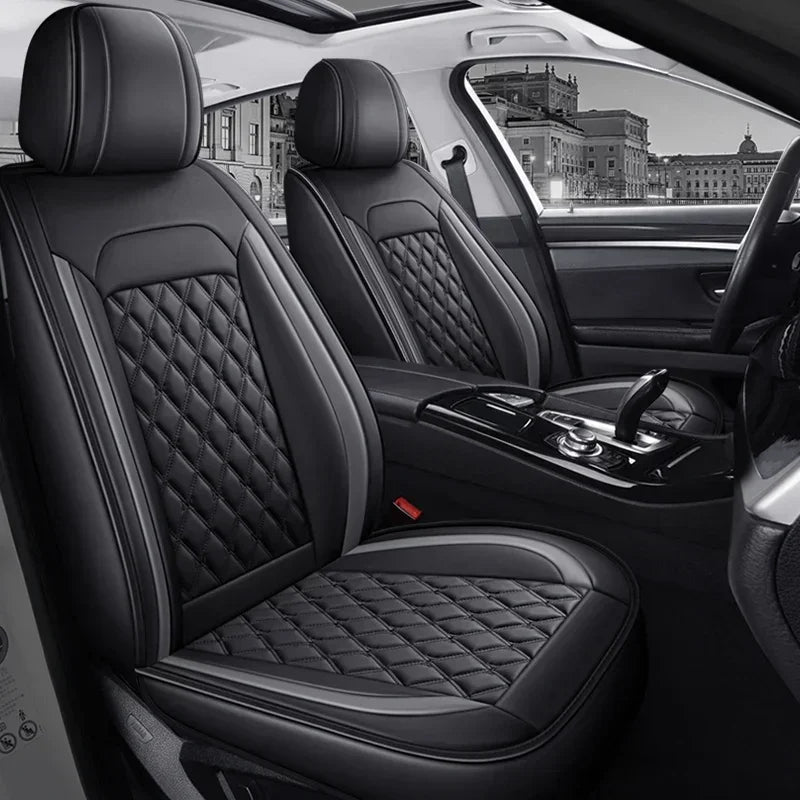 Full Coverage Universal Pu Leather Car Seat Covers for Mercedes C-Class W202 W203 W204 W205 A205 C204 C205 S202 Car Accessories Car Mobile World
