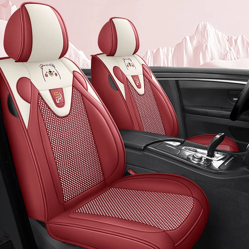 Five-seat car seat covers, cartoon series, trendy seat covers, universal seat covers, suitable for most vehicles CM World