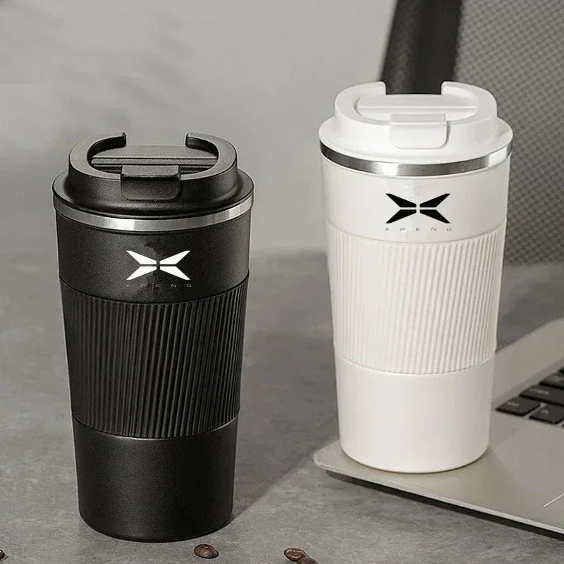 510ml 304 Stainless Steel Coffee Cup Thermal Mug For Xpeng Xiaopeng P7 G9 Car supplies Car accessories CM World