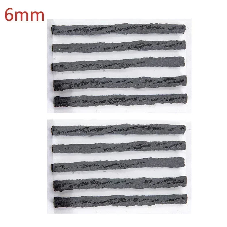 Car Tire Repair Tool Tire Repair Kit Studding Tool Set Auto Bike Tubeless Tire Tyre Puncture Plug Garage Tools with Rubber Strip