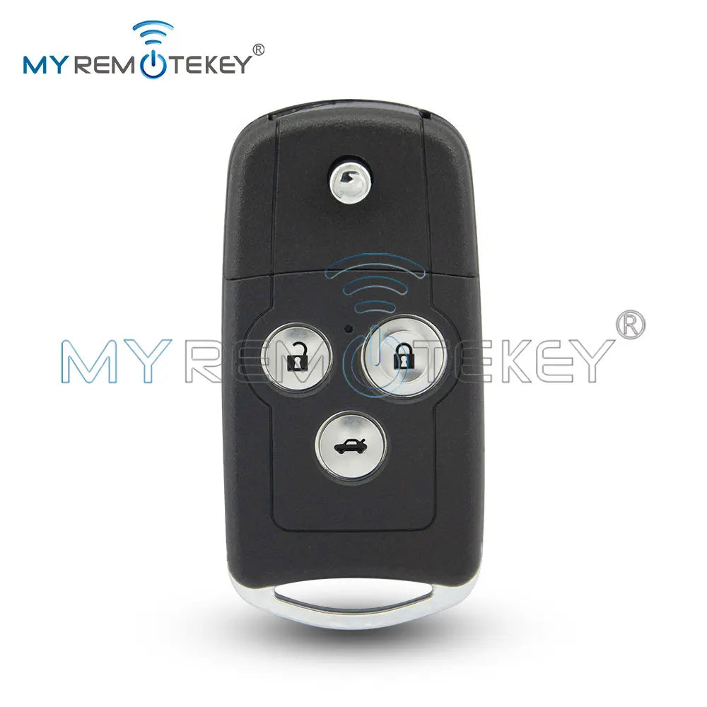 MYREMOTEKEY Flip Car Remote Key Shell Fob 2/3/4 Buttons MLBHLIK-1T for Honda Acura Civic Accord Jazz CRV HRV Key Case Housing CM World