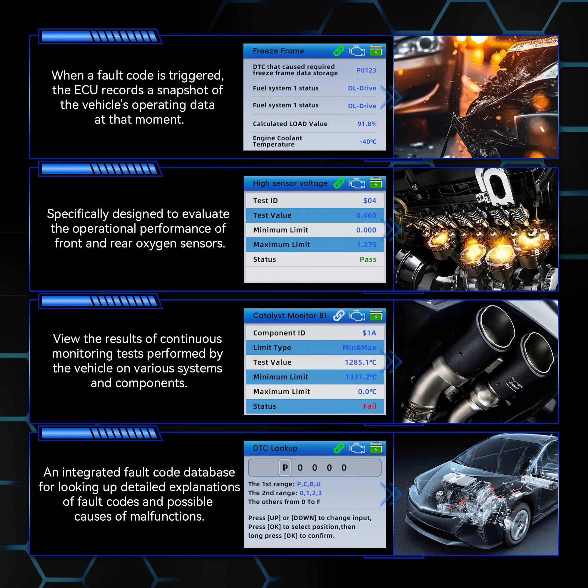 2026 KONNWEI KW330 Car OBD2 Fault Scanner Engine Battery Test  Fault Code Clear Real-Time Data Professional OBD Inspection Tool Car Mobile World