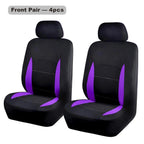 Four Seasons Polyester Fabric 5 Seats Universal Car Seat Cover Full Set CM World