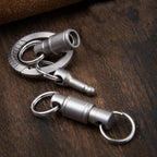 Super Light TC4 Titanium Men Alloy Keychain High Quality Quick Release Mini CAR Key Chain Convenient Detachable Key Ring CM World