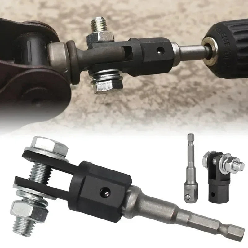 1/2 Inch Scissor Jack Adapter Chrome Vanadium Steel Ratchet Wrench Socket Truck Car Tire Change Tool CM World