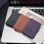 Magnetic Techwoven Wallet Case iPhone 16 17 Pro Max 14 15 Plus Samsung S25 S26 Ultra For Magsafe Card Holder Macsafe Card Slots