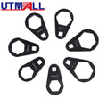7PCS Crowfeet Oil Filter Offset Cap Wrench Set Remove Removal Metric 24-38mm