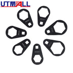 7PCS Crowfeet Oil Filter Offset Cap Wrench Set Remove Removal Metric 24-38mm