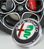 4pcs 58mm Car Wheel Rims Hub Center Caps for Alfa Romeo Logo Giulietta Mto Giulia GT 159 147 156 166 Stelvio Brera Aceessories CM World