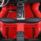 Custom Fit Car Floor Mats Waterproof Luxury Leather Full Carpet Set Interior Accessories For Honda Toyota Mercedes Benz Audi BMW