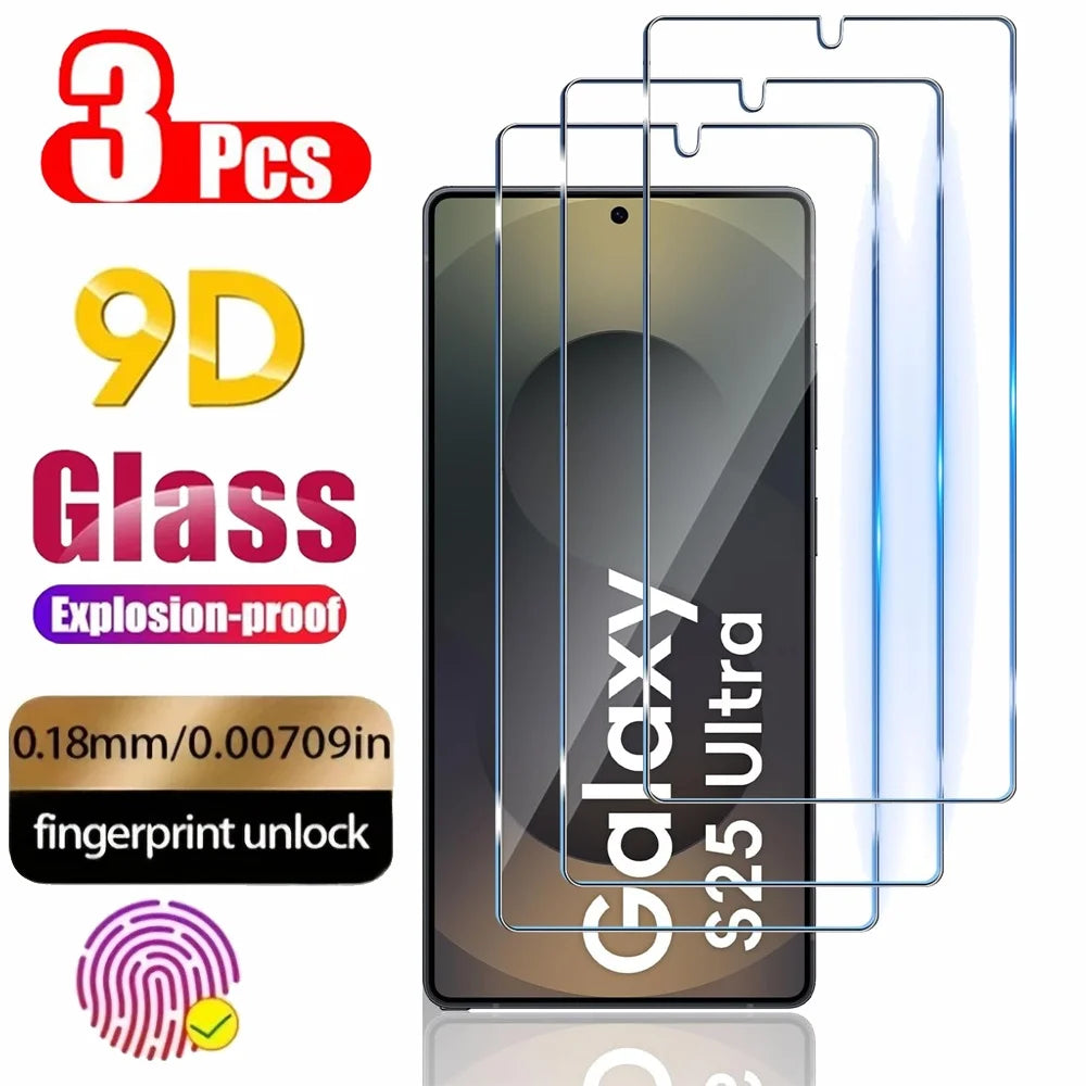 S26 S25 Ultra Protective Glass For Samsung Galaxy S25 S24 Ultra Screen Protector A17 A27 A37 A57 A56 A36 A26 A55 A54 A53 A15 A16 A35 Glass S21 S22 S23 Plus Pelicula Cristal Templado S24 FE Phone Front Film Car Mobile World