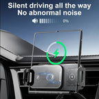 Car Wireless Charger Dual Coil Fold Screen Car Fast Charging Stand for Samsung Galaxy Z Fold 6 Flip 3 Air Vent Car Phone Holder CM World