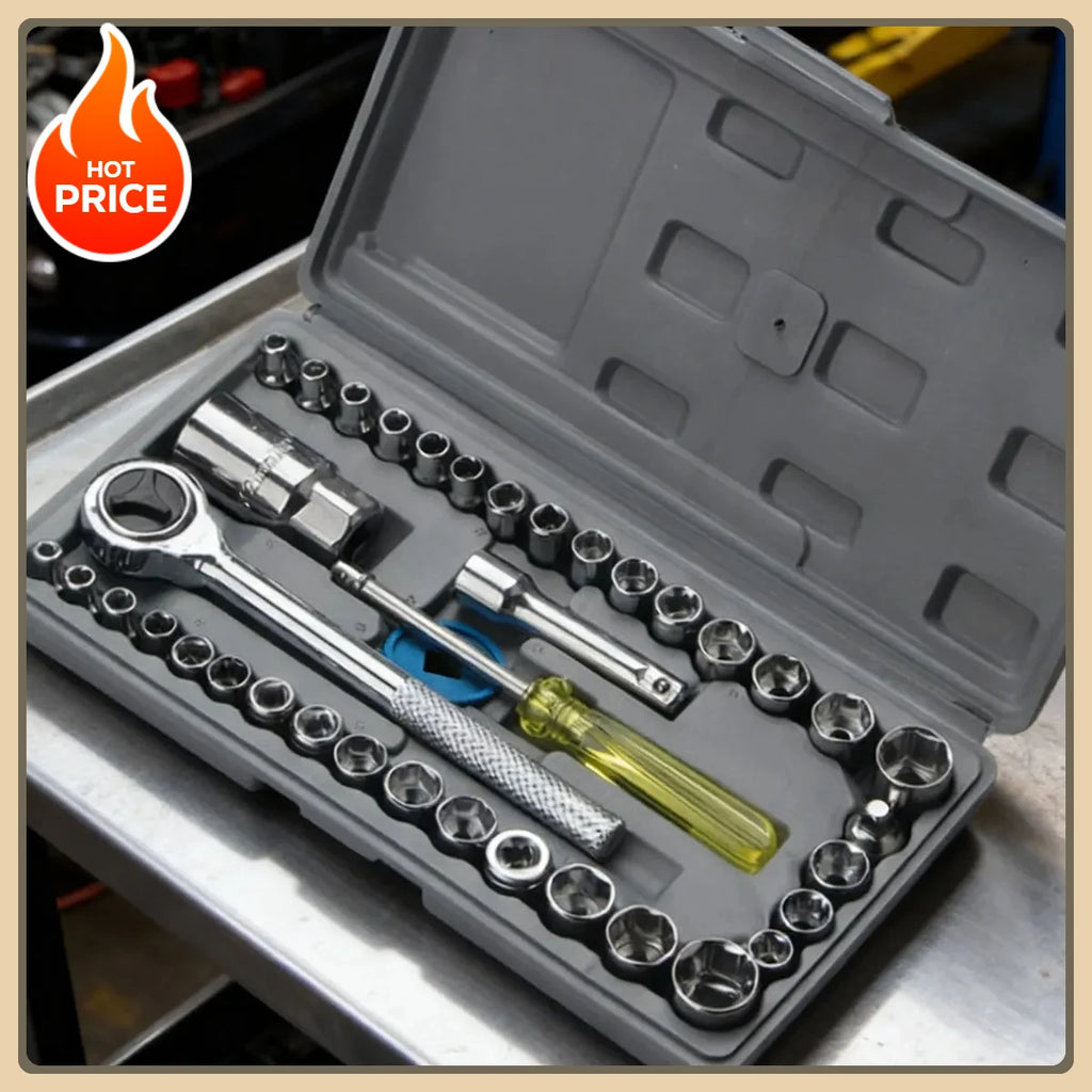 Popular Car Disassembly Tool Set, Automotive Accessories, Specialized Tools, Socket Wrench Set, Automotive Mechanical Tool Kit