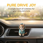 Cat Car Air Freshener Vent Clip Cute Animal Shape Long Lasting Perfume Interior Accessories for Vehicle Dashboard Decoration