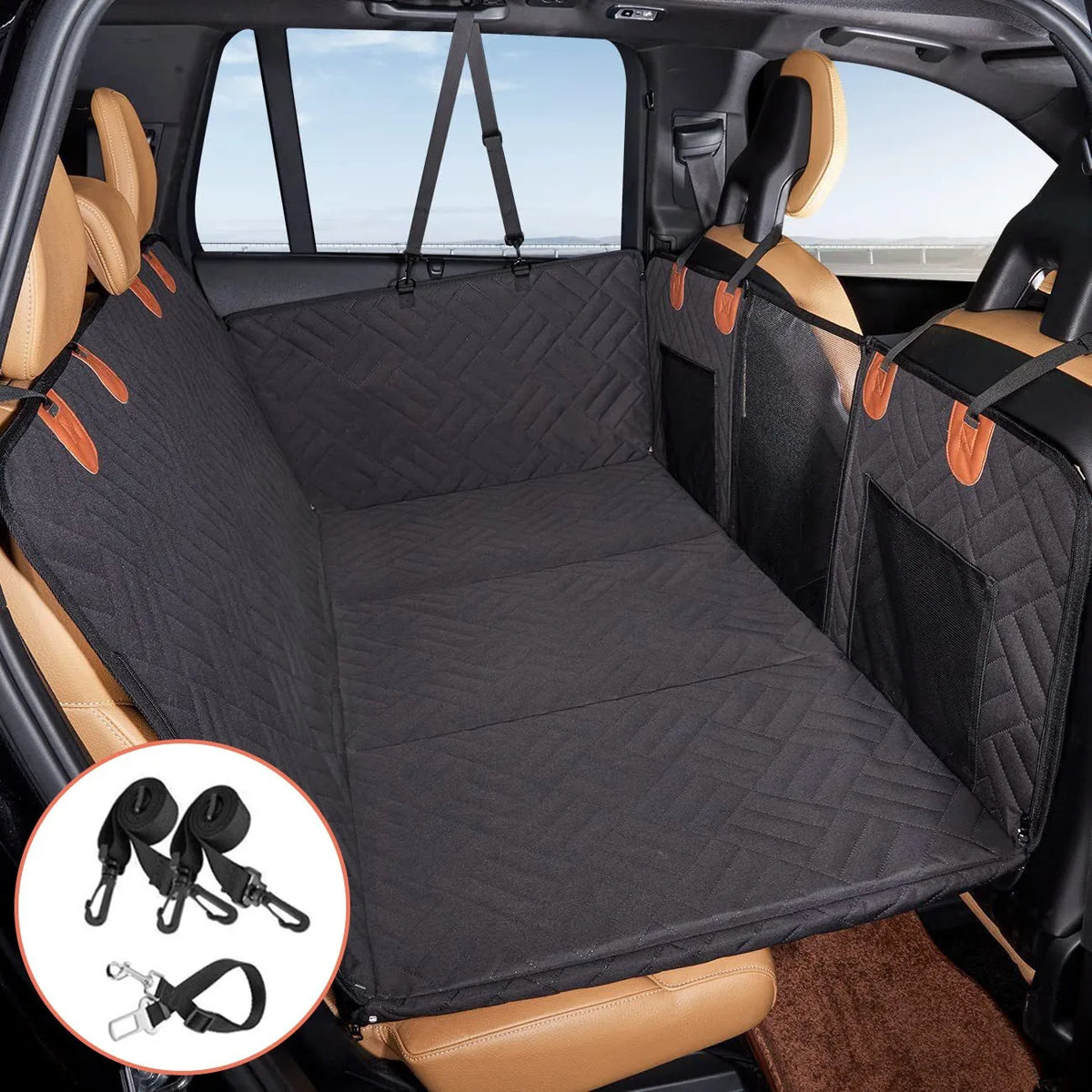 Large Pet Back Seat Extender Universal Car Seat Cover Car Backseat Protector Multipurpose Waterproof Hammock Dog Travel Supplies