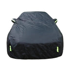 Car Cover Full Exterior Black Auto Cover Sunshade Dustproof Protection With Reflective strips Universal for Hatchback Sedan SUV Car Mobile World