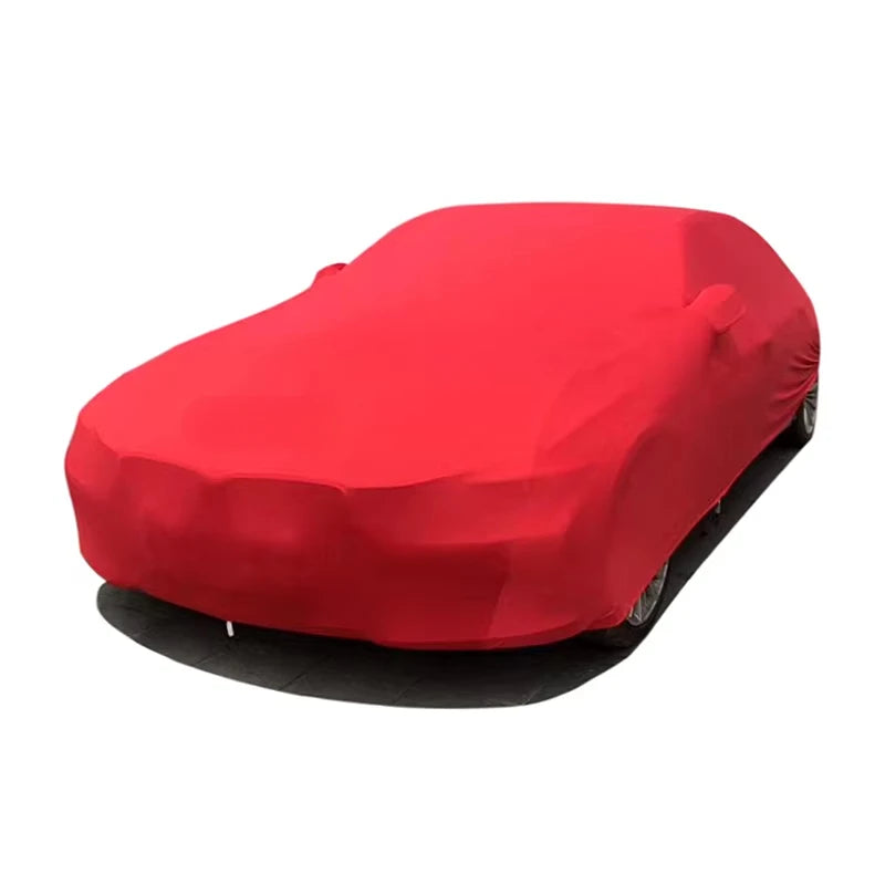Universal Stretch Car Cover Sunproof Windproof Dustproof Scratch Resistant UV Protection for Sports Car Sedan SUV Beauty Styling CM World