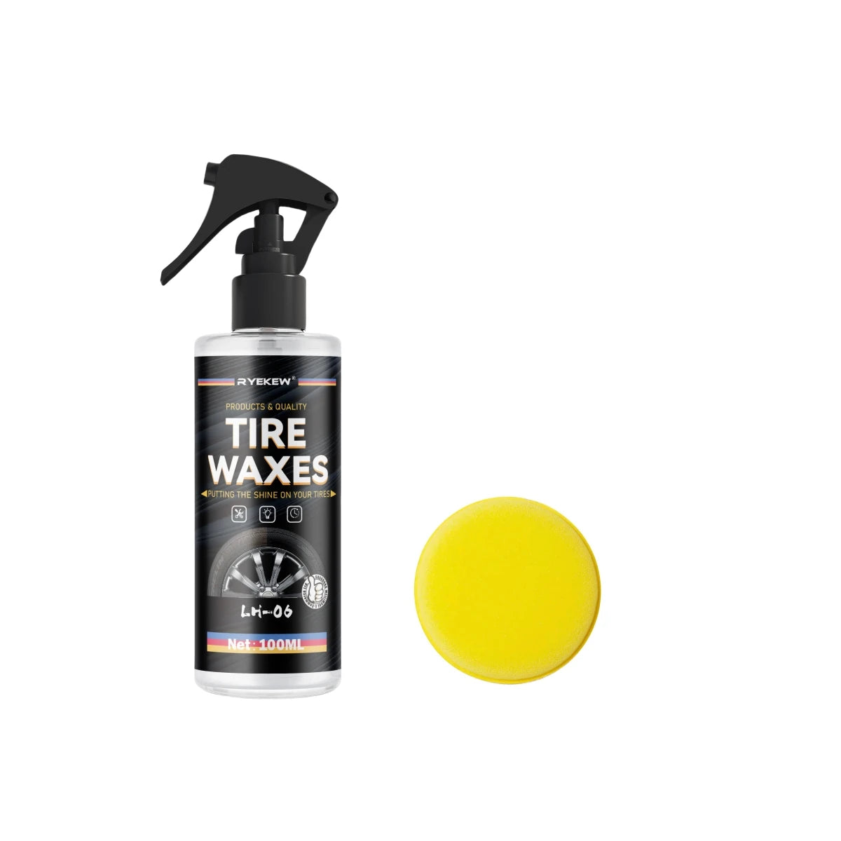 Tyre Gloss Tire Coating Spray Hydrophobic Sealant Wax For Car Wheel Auto Care Re-black Shine Chemistry Filler CM World