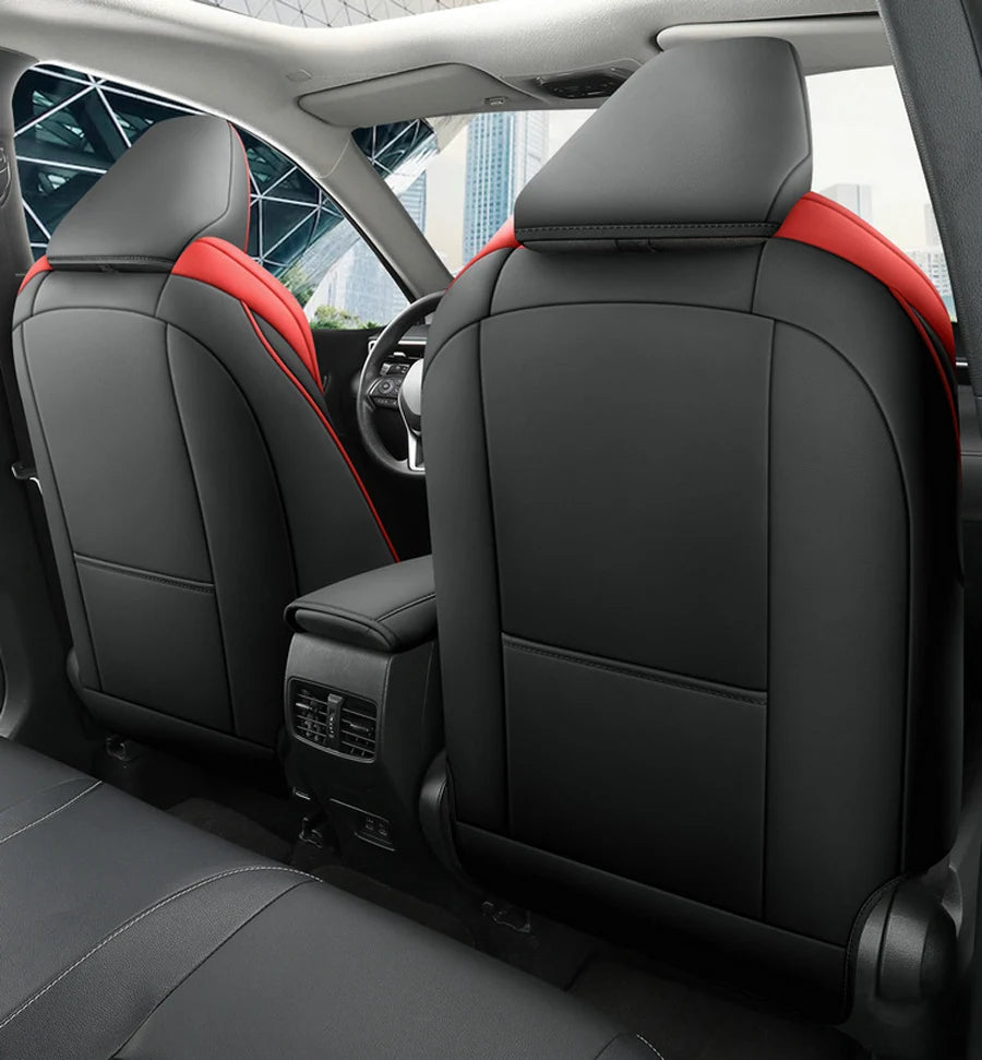 Car Special Seat Covers For Toyota BZ4X 2022 Leather Cushion Full Coverage Full Set Front and Rear Car Seat Cover Accessories