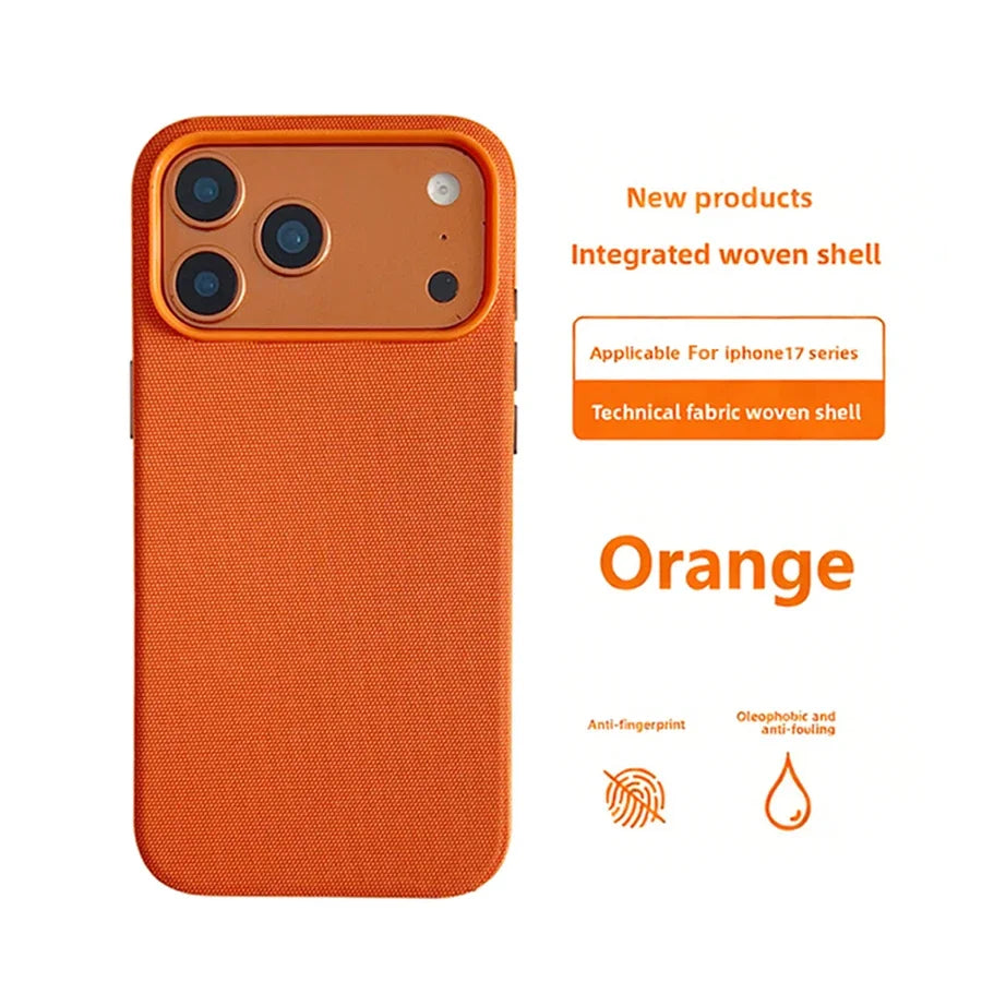 New Original Technology Woven Magnetic Case For iPhone 18 Pro 17 16 15 14 13 Pro Max For Magsafe Wireless Charger Official Cover Car Mobile World
