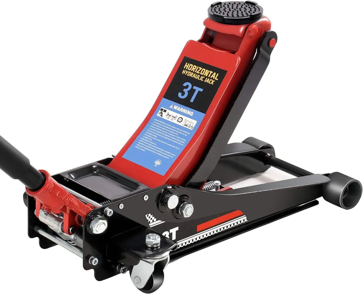 Big Power 3T Two Piston Low Heavy Duty Hydraulic Floor Jack for Cars Lift or Trucks Lifting Jack Tool Jacks crocodile Jack
