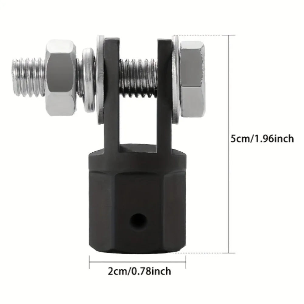 1PCS Scissor Jack Adapter 1/2 Inch for 1/2 Inch Drive or Impact Wrench Tools