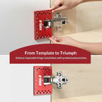 Reusable Magnetic 2mm Cabinet Hinge Spacer Gap Alignment Tool for Wardrobe Door Installation Cabinet Repair DIY Woodworking