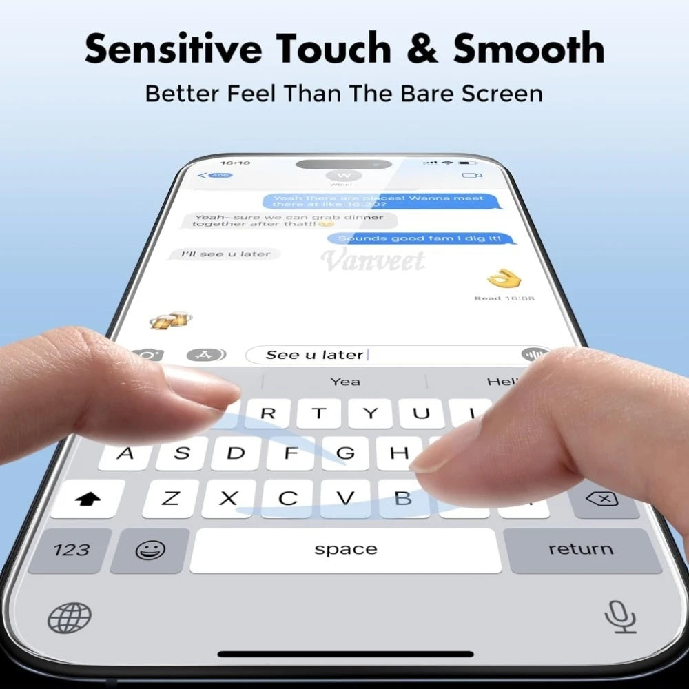 2PCS Full Cover Tempered Glass For iPhone Ultra Screen Protector iPhone 18 Pro Max Ultra Clear Scratch-Resistant Protective Film