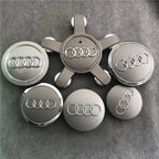 Audi 4pcs 60mm 61mm 68mm 69mm 123mm Car Styling Wheel Center Cap Hub Covers Badge for Audi A3 A4 A5 A6 A7 A8 S4 S6 Sticker CM World