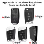 Zinc Alloy Car Remote Control Key Case Cover Holder Shell Fob for Skoda Kodiaq Protection Key Chain Buckle Keyless Accessories CM World