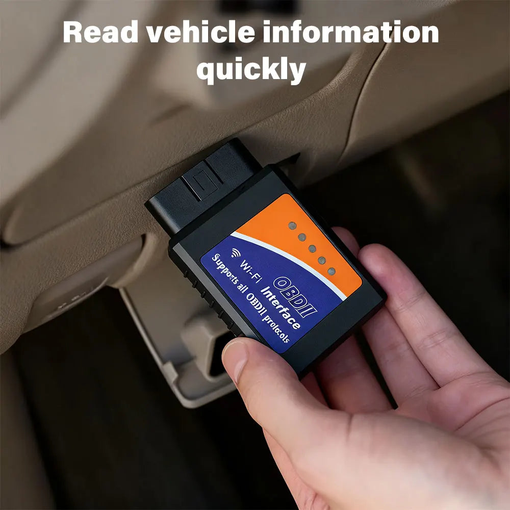 OBD2 Scanner ELM327 Car Diagnostic Detector Code Reader Tool V1.5 WIFI Bluetooth OBD 2 for Android IOS Auto Scan Repair Tools Car Mobile World