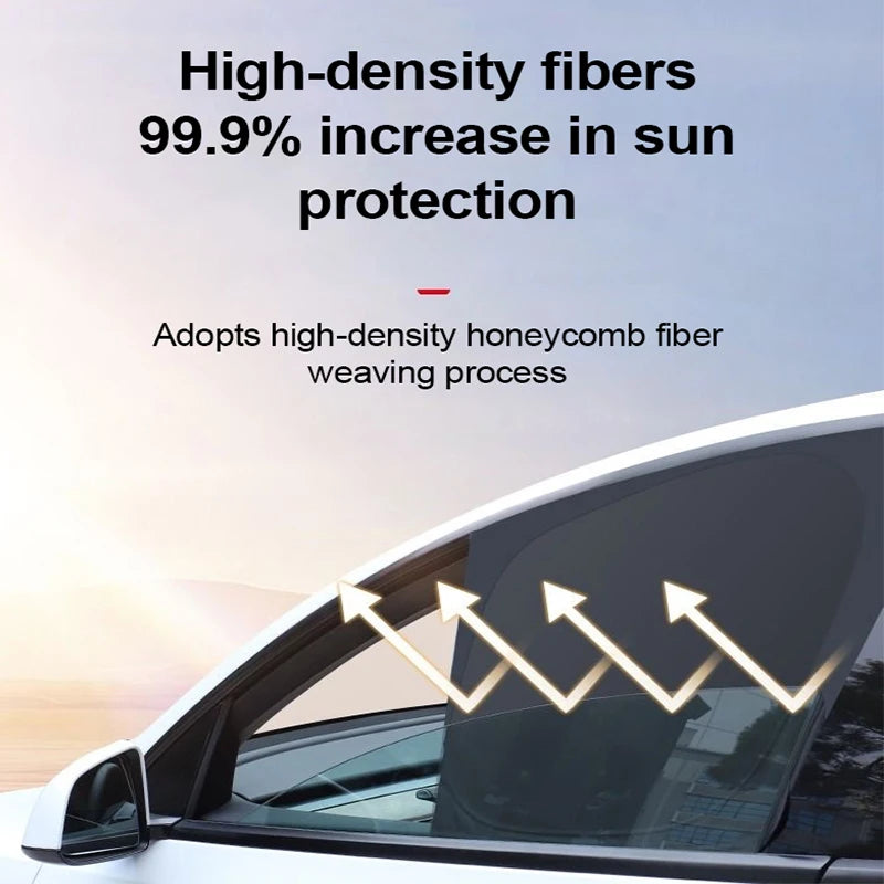 Car Sunshade For Jeep Renegade BU 2015-2024 Heat Insulation Shade Sun Protection Anti-UV Sunshade Privacy Black Auto Accessories