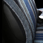 Car Seat Cover Front Set rear Seat covers Washable Breathable Striped Woven Cloth Covers CM World