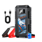 CAR ART CLUB 6000A Portable Jump Starter, 12V Battery Booster, Emergency Power for 9L Gas 7L Diesel Engine SUV Truck