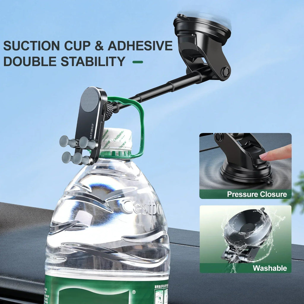 Eary for Z fold 7 6 5 Car Phone Holder Stand Mount Dashboard Suction Cup Bracket With 360°Rotate for Samsung S25 iPhone Xiaomi CM World