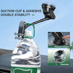 Eary for Z fold 7 6 5 Car Phone Holder Stand Mount Dashboard Suction Cup Bracket With 360°Rotate for Samsung S25 iPhone Xiaomi CM World