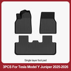 For Tesla New Model Y Juniper Premium/Performance 2025+ TPE Floor Mats Luggage Mat Wear-resistant Foot Pads ModelY Trunk Mats