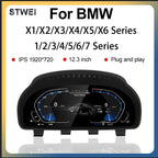 STWEI 2024 New Lcd Digital Dashboard Cluster Digital Speedometer For BMW 1/2/3/4/5/6/7 Seires X1/X2/X3/X4/X5/X6 Series CM World