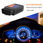 ELM327 V1.5/2.1 OBD2 Scanner TR6260S1 Bluetooth ELM 327 OBD Car Diagnostic Tool For Android /IOS PK Vgate Icar2 Code Reader Car Mobile World
