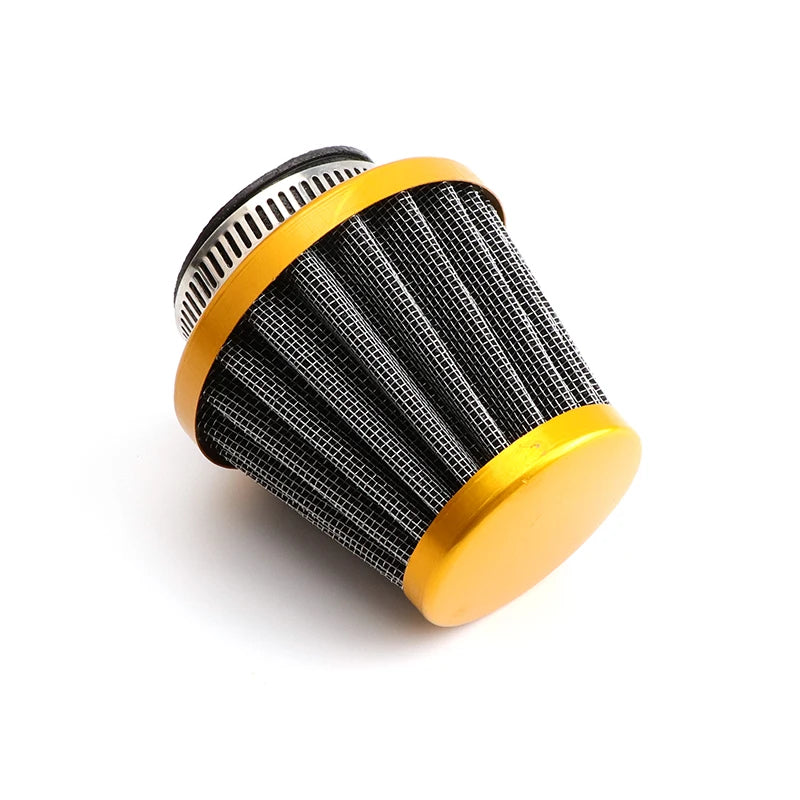 Motorcycle 35mm 38mm 42mm 45mm 48mm Mushroom Head Air Filter Cleaner Intake Pipe Modified Scooter Pit Dirt Bike ATV Universal CM World