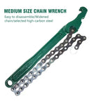 Chain Filter Wrench 12 Inch Oil Machine Filter Strap Non Slip Multifunction Pipe Fittings Tool Belt Strap Wrench For Plumbing Car Mobile World