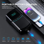 Car Jump Starter with Air Compressor Peak 5000A Auto Battery Booster 150PSI Air Pump Portable Power Bank Tire Inflator Lighting